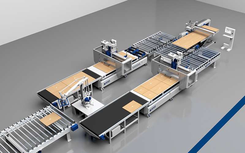 Awtomatikong Customized Panel Furniture Production Line -01 (1)